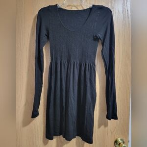 Long Sleeve Black Dress